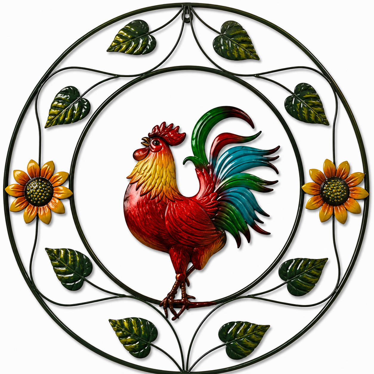 Metal Rooster Wall Art