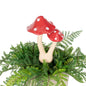 Mushroom Ceramic Red Double