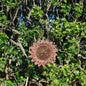 Hanging Bird Feeder Sunflower Rust
