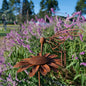 Hummingbird Garden Stake Rust
