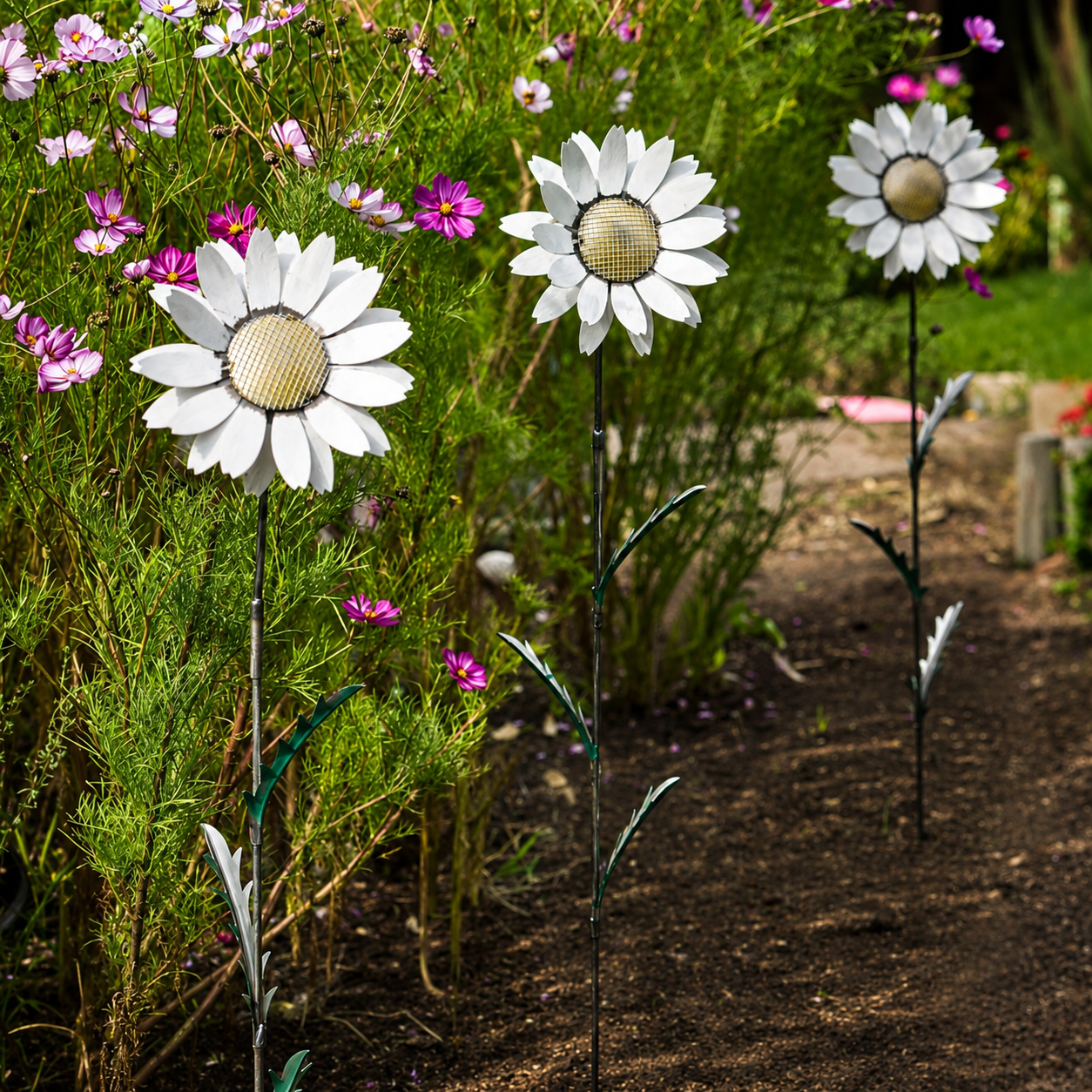 White Daisy Stake (for pick-up only)