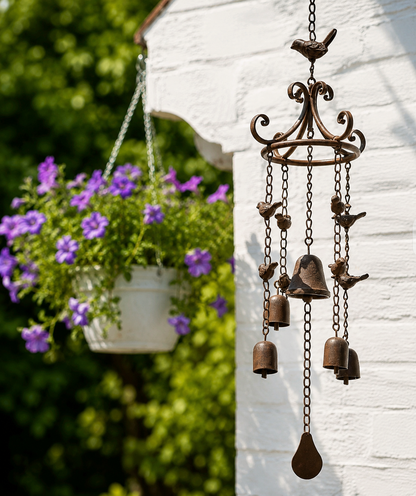 Chimes Chain Bells – 5 Bells with Birds