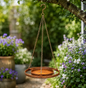 Bird Feeder Hanging Rust - 30cm