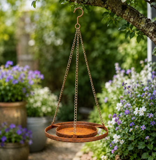 Bird Feeder Hanging Rust – 40cm