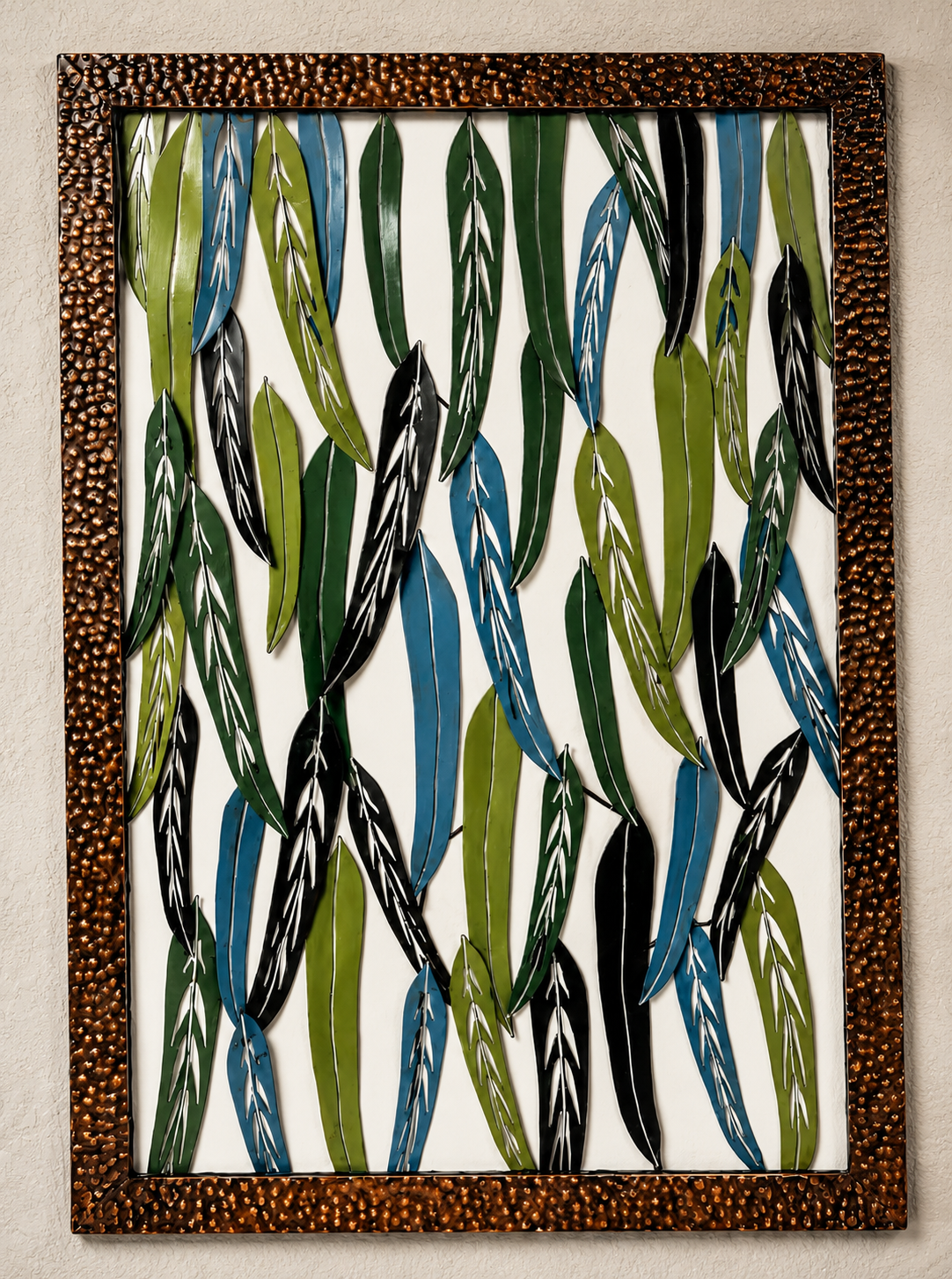 Cascading Gumleaves Wall Art (Pick-up only)