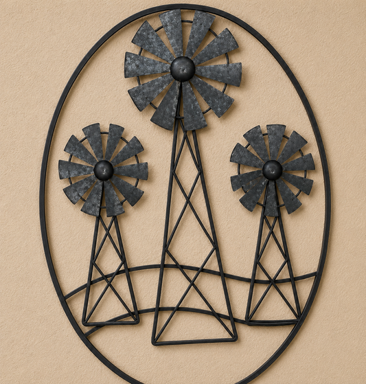 Windmill Trio Wall Art