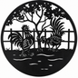 Happy Rooster Wall Art