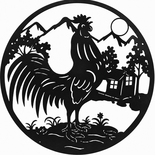 Big Rooster Wall Art