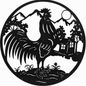 Big Rooster Wall Art