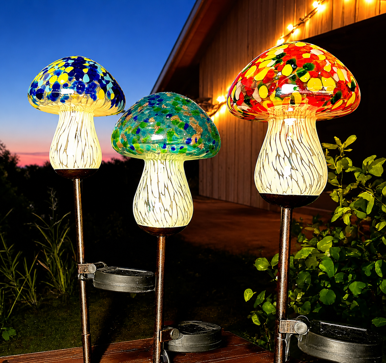 Mushroom Solar Lights