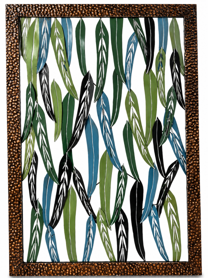 Cascading Gumleaves Wall Art (Pick-up only)