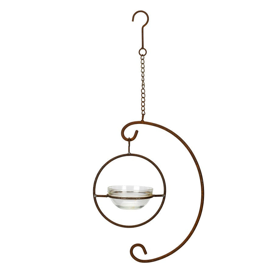 Hanging Glass Bird Feeder