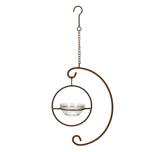 Hanging Glass Bird Feeder
