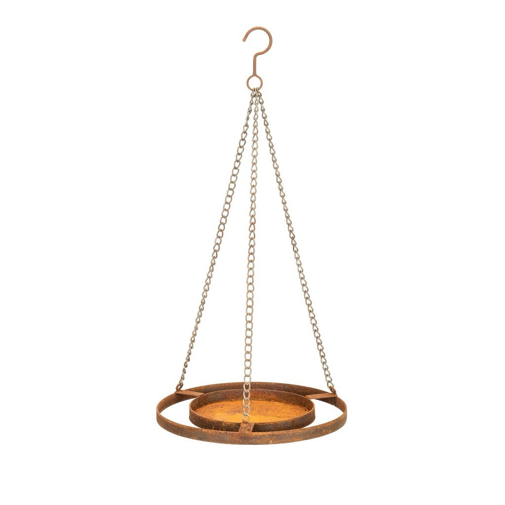 Bird Feeder Hanging Rust - 30cm