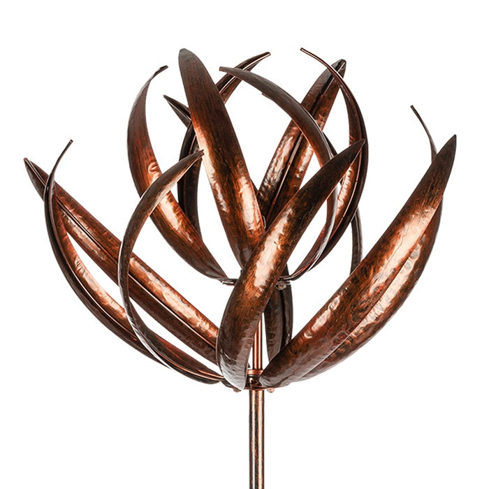 Bronze Lotus Windspinner