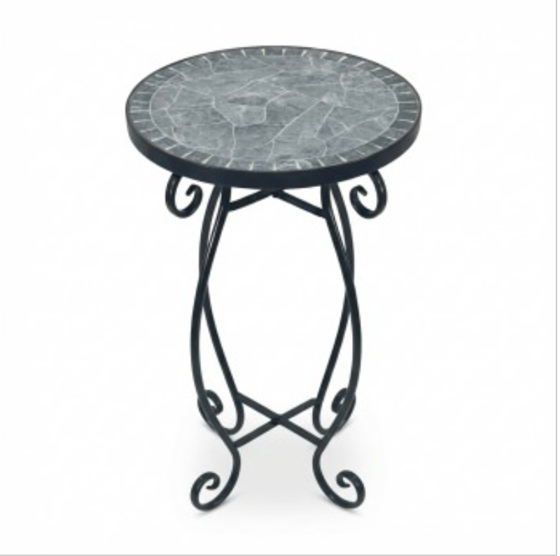 Grigio Mosaic Side Table