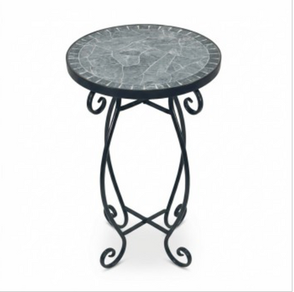 Grigio Mosaic Side Table