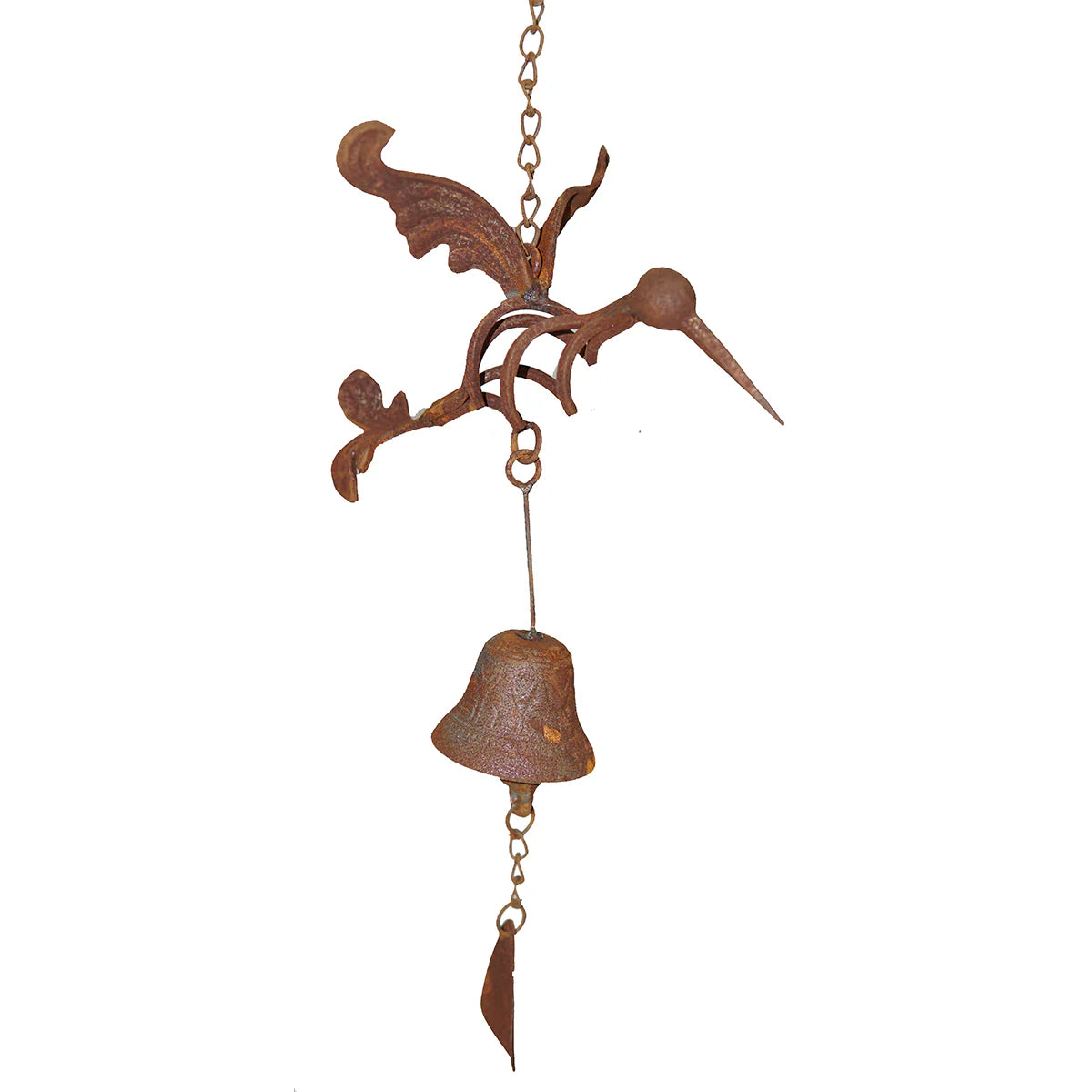 Hanging Bell with Hummingbird