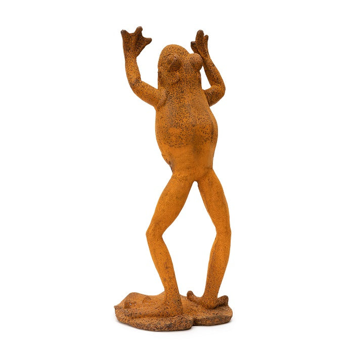 Standing Cast Iron Frog